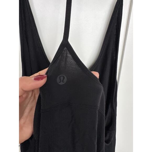 Lululemon Women's Modal-Silk Yoga Tank Top, Black, Size 10, EUC - Picture 7 of 8